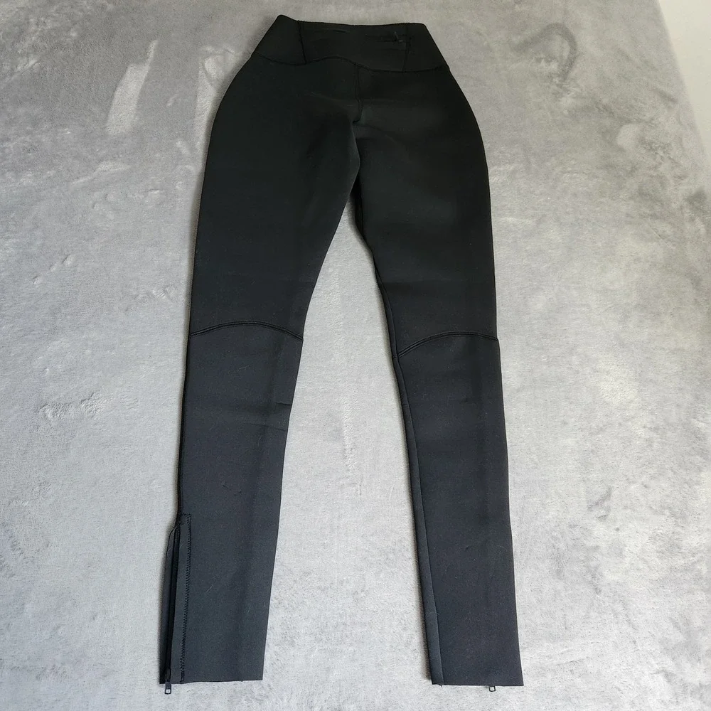 New Skims Sport Swim Scuba Neoprene Long Pant Leggings Black XS NWT Rare Onyx